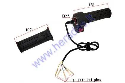 Throttle (handlebar grip) for electric trike scooter 2 position MS03 MS04