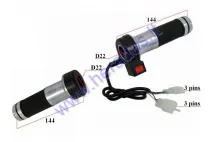 Rankenėlė akseleratoriaus elektrinio triračio MS03, MS04, MS031, MS041 3 padėčių 3+3 laidai atskirai