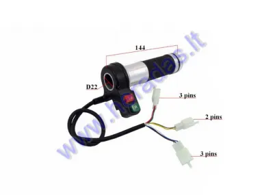 Rankenėlė akseleratoriaus elektrinio triračio MS04 (modeliai iki 2021m) EB360