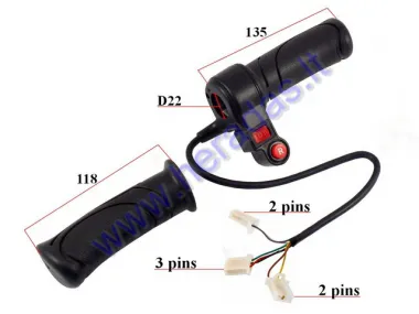 THROTTLE (HANDLEBAR GRIP) FOR ELECTRIC TRIKE SCOOTER ST96