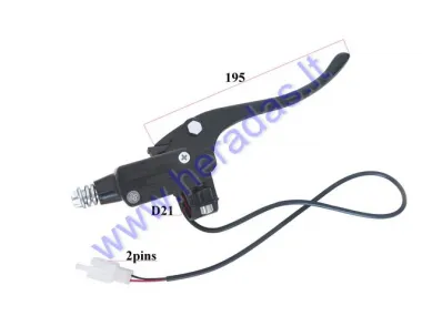 Right brake lever with brake caliper, master cylinder for electric motor scooter