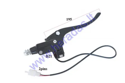 Right brake lever with brake caliper, master cylinder for electric motor scooter