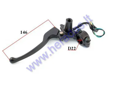 Clutch lever for moped