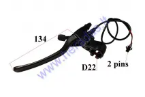 Brake lever left side for three-wheel electric scooter suitable for PRACTIC1,2
