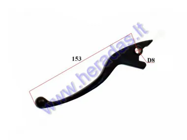 Left brake lever for quad bike