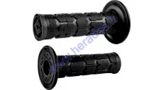 Handles for cross-enduro motorcycle rubber ODI Rogue MX Single Ply Grips for 22 mm handlebar. Black