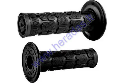 Handles for cross-enduro motorcycle rubber ODI Rogue MX Single Ply Grips for 22 mm handlebar. Black