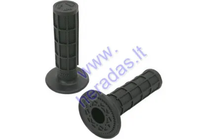 Rubber handlebar grips for motorcycle ODI Ruffian MX Full Waffle Single-Ply Grips 11,4 cm 22 mm Black