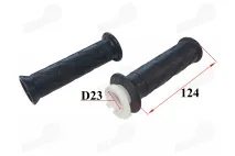 Rubber handlebar grip set for motorcycle fits FR50 NAKED50