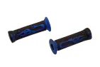 Rubber handlebar grip set for motorcycle