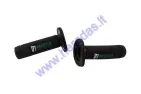 Rubber handlebar grips for motorcycle