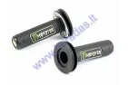 Rubber handlebar grips for motorcycle