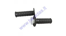 Rubber handlebar grips for motorcycle