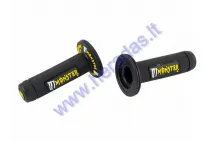 Rubber handlebar grips for motorcycle