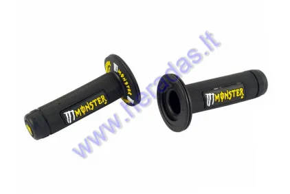 Rubber handlebar grips for motorcycle