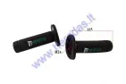 Rubber handlebar grips for motorcycle