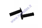 Rubber handlebar grips for motorcycle
