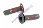 Rubber handlebar grips for motorcycle
