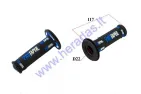 Rubber handlebar grips for motorcycle