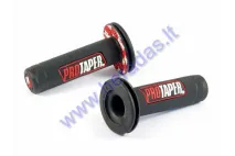 Rubber handlebar grips for motorcycle