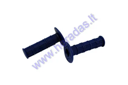 Rubber handlebar grips for motorcycle
