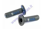 Rubber handlebar grips for motorcycle