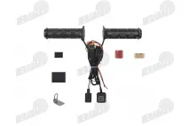 Rankenėlės šildomos keturračio, motociklo, motorolerio 12V, reguliuojamI LYGIAI Ilgis 127mm, išorė 35mm NYKŠČIO ŠILDYMAS 22M VAIRUI