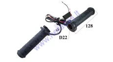 Heared grips D22 for steering wheel 12V, adjustable power 15-35W Length 122mm, outer 32mm