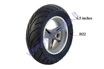 Ratas galinis mini motociklui 90X65X6.5 90/65-6.5