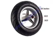 Front wheel for mini motorcycle