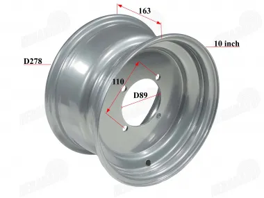 Front rim 10 inch for ATV quad bike R10
