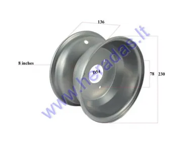 Rim 8 inch (8″) for ATV quad bike  R8