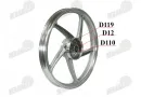 REAR RIM ALUMINUM FOR MOPED, MOTORCYCLE 17 INCHES (17 INCHES) 1.6x17 FITS CHAMP DELTA