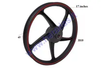 Front rim aluminum for moped, motorcycle 17 inches (17 inches) 1.20x17 fits CHAMP MONTANA Front rim aluminum for moped, motorcycle 17 inches (17 inches) 1.20x17 fits CHAMP MONTANA