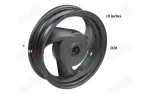 Rear rim 10 inches 2.5X10 for scooter FLASH50 RUBI50