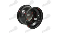 Ratlankis galinis 8 colių ATV keturračio motociklo R8 tinka EGL MOTOR MADIX110, THE125