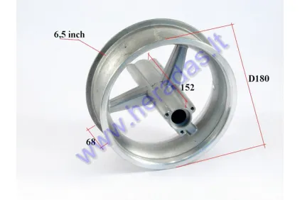 Rear rim for mini motorcycle  R6.5