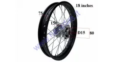 Ratlankis krosinio enduro motociklo 18 colių galinis R18 ratas