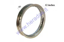 Ratlankis motociklo  12x1.60 12 colių  R12 aliuminis