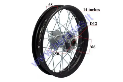 Rear rim 14 inch (14″) for motorcycle  R14