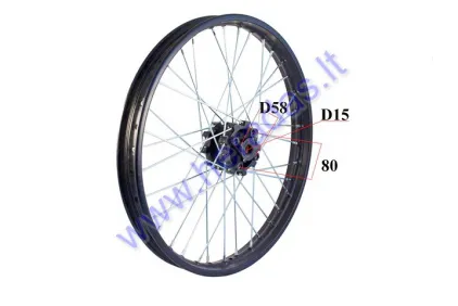 Ratlankis motociklo 21 colio priekinis R21 ratas