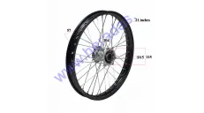 Ratlankis motociklo 21 colio priekinis  R21 ratas  J1.60x21