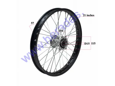 Ratlankis motociklo 21 colio priekinis  R21 ratas  J1.60x21