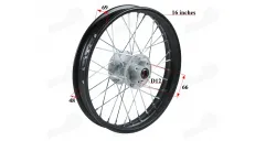 Ratlankis motociklo galinis 16 colių  R16