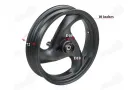 Front rim 10 inch 2.5X10 for scooter FLASH50 RUBI50