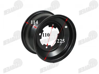 Ratlankis priekinis 8 colių ATV keturračio motociklo R8 tinka EGL MOTOR MADIX110, THE125