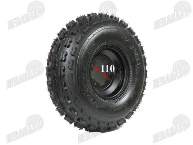 Ratlankis priekinis 8 colių ATV keturračio motociklo su padanga 19x7-R8  R8 19x7-8 tinka EGL MOTOR MADIX110, THE125