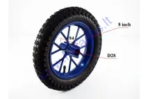 50cc motorcycle wheel with tyre