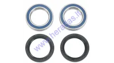 WHEEL BEARING AND SEAL SET FRONT KTM, Husaberg, Husqvarna, Beta