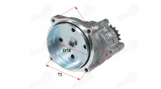Reduktorius su būgnu keturračio motociklo 50cc T8F 17dantų 47mm Pocket Bike  Pocket ATV